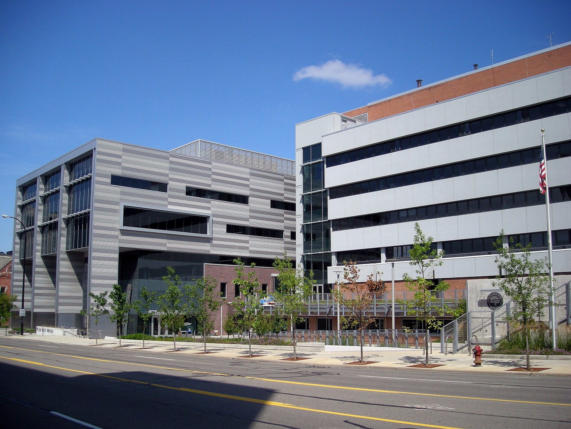 Ann Arbor City Hall, where the City Council meets.