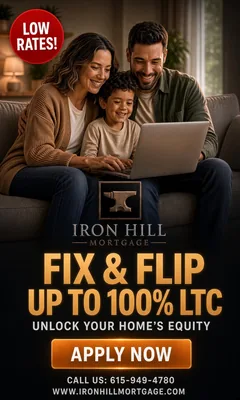 Iron Hill Mortgage: Fix & Flip up to 100% LTC. Unlock your home's equity. Apply now.