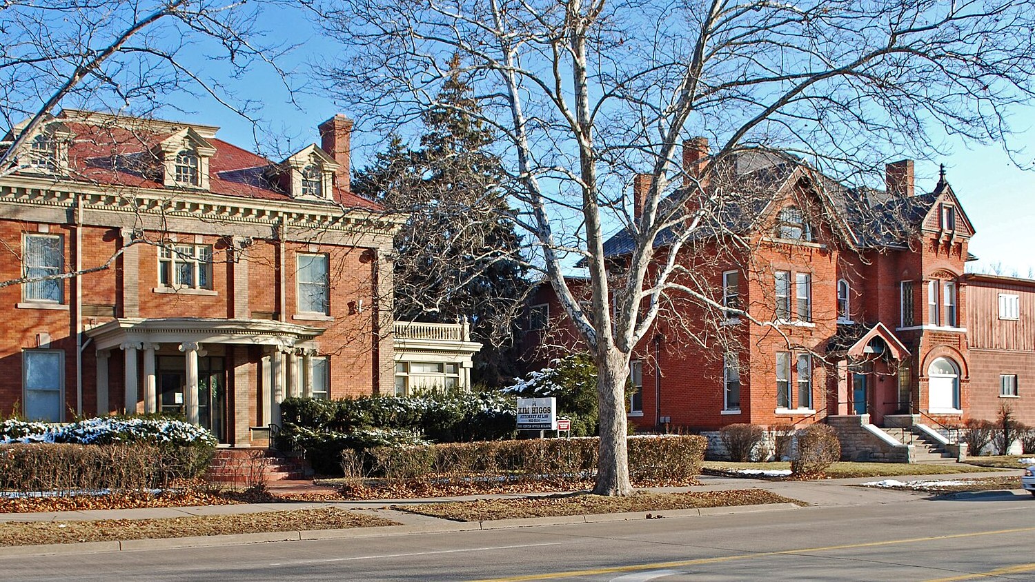 Houses on Center Avenue in Bay City.