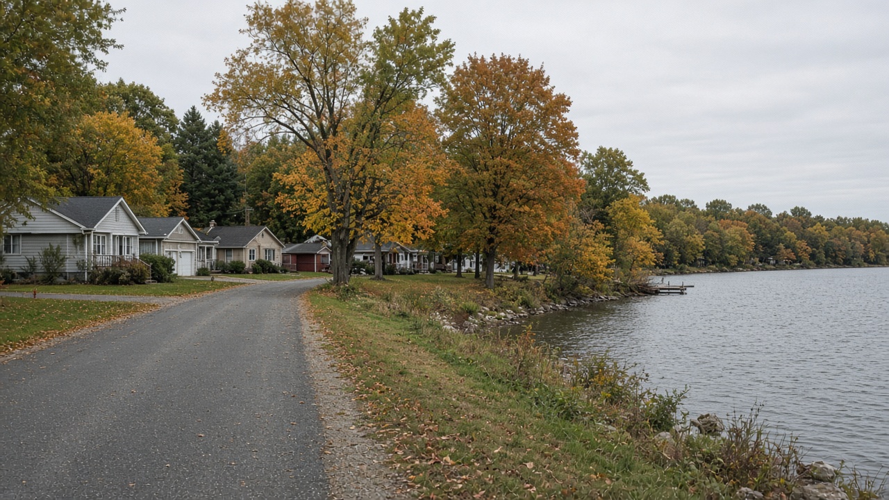 The state line towns in Bedford Township.