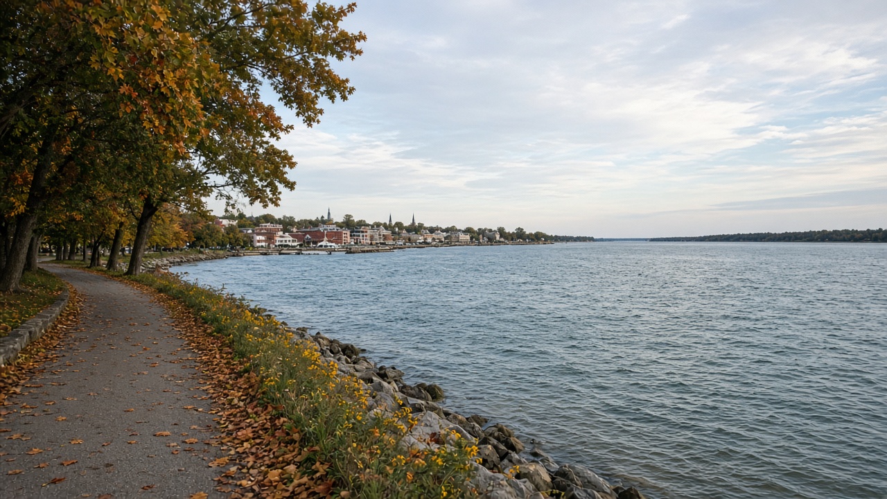 Sunday on the Michigan bank in Port Huron.