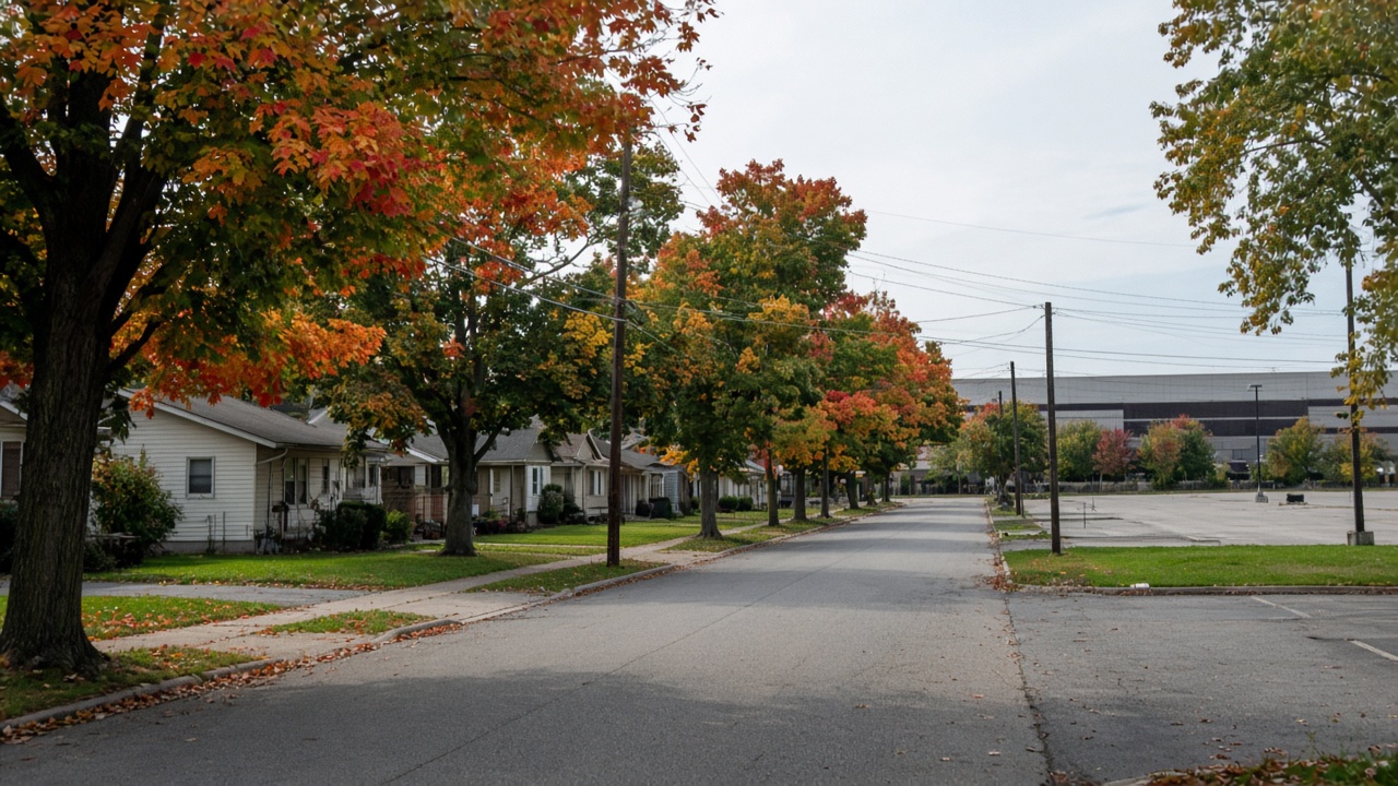 Life behind the retail frontage in Delta Township.