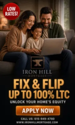 Iron Hill Mortgage: Fix & Flip up to 100% LTC. Unlock your home's equity. Apply now.