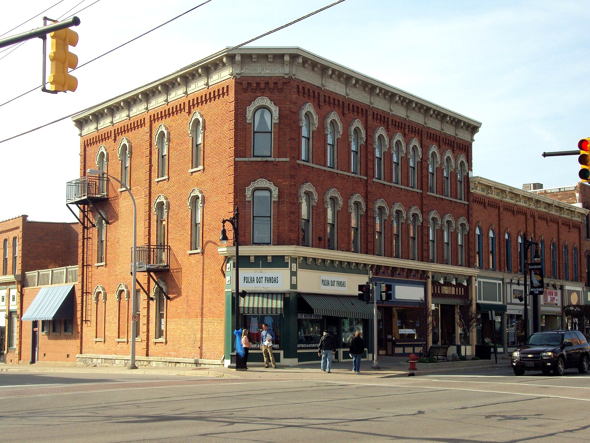 The Howard Block, a historic commercial building in Port Huron.